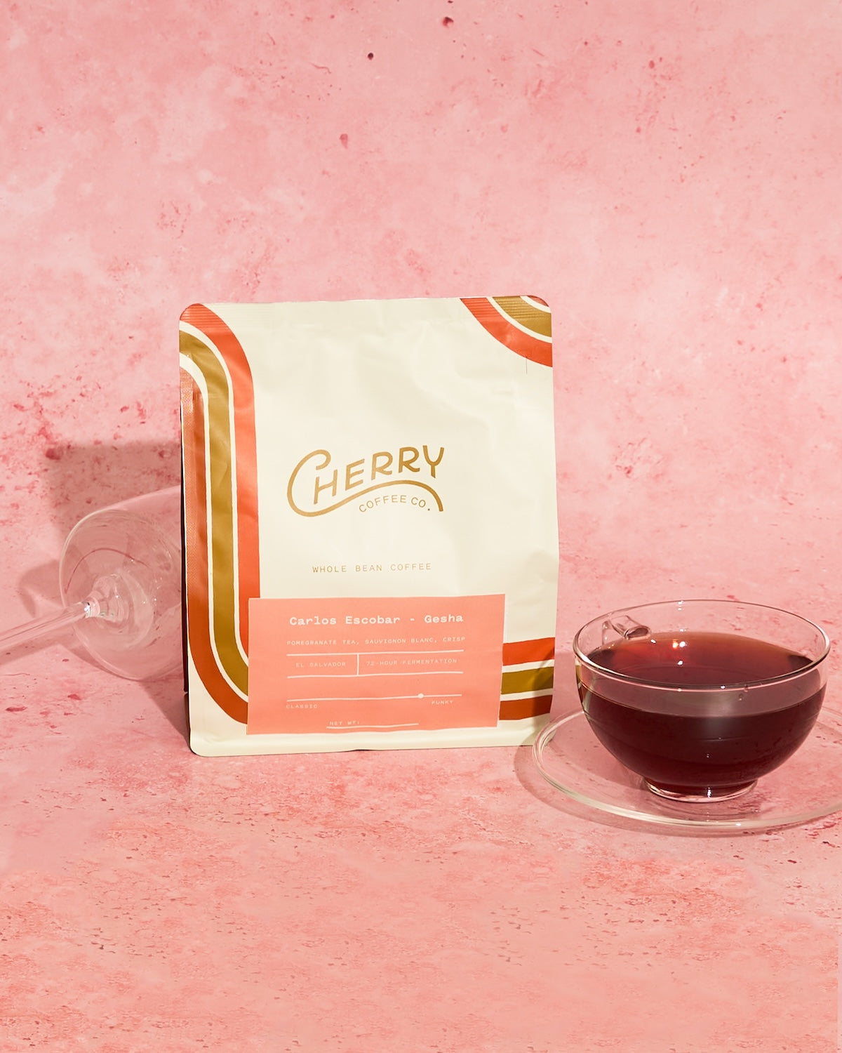 10oz retail bag of Gesha coffee from El Salvador from Cherry Coffee